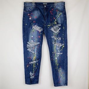 Alice & You | Paint Splatter Skinny Jeans 14
